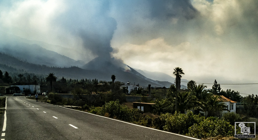La erupción del Volcán Sin Nombre